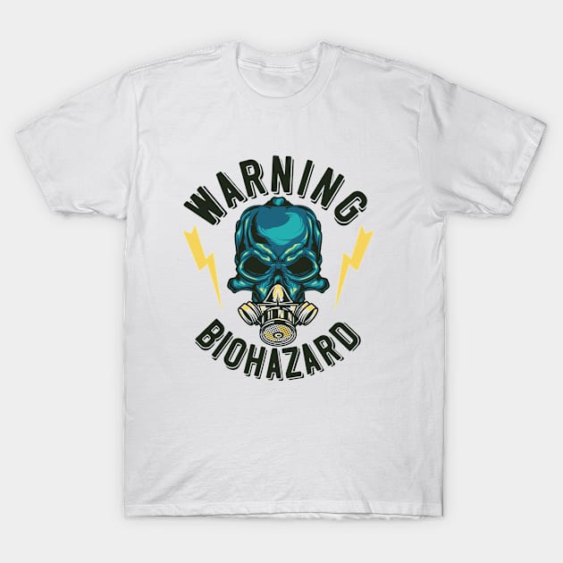 Warning BioHazard T-Shirt by JabsCreative